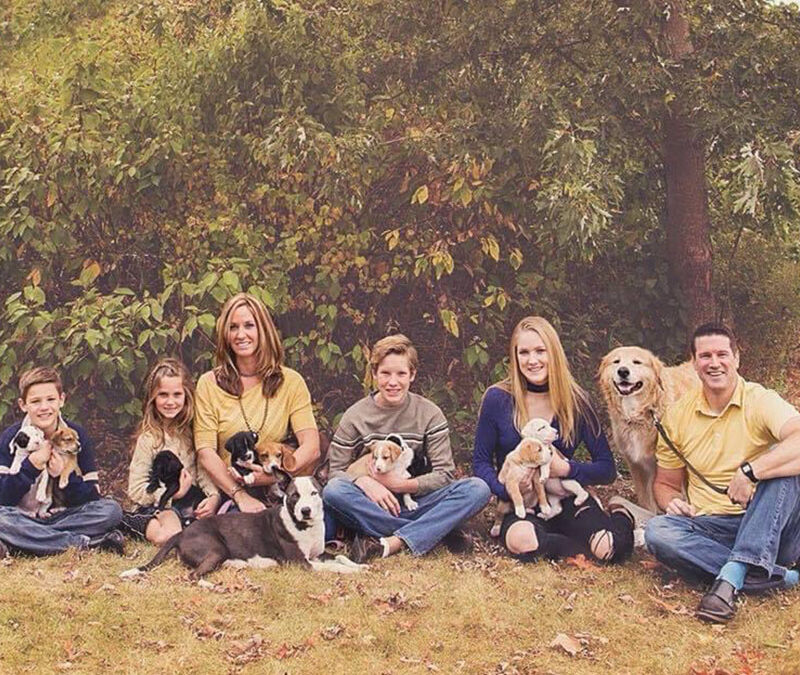 The Family of Six Who Have Fostered 300 Dogs